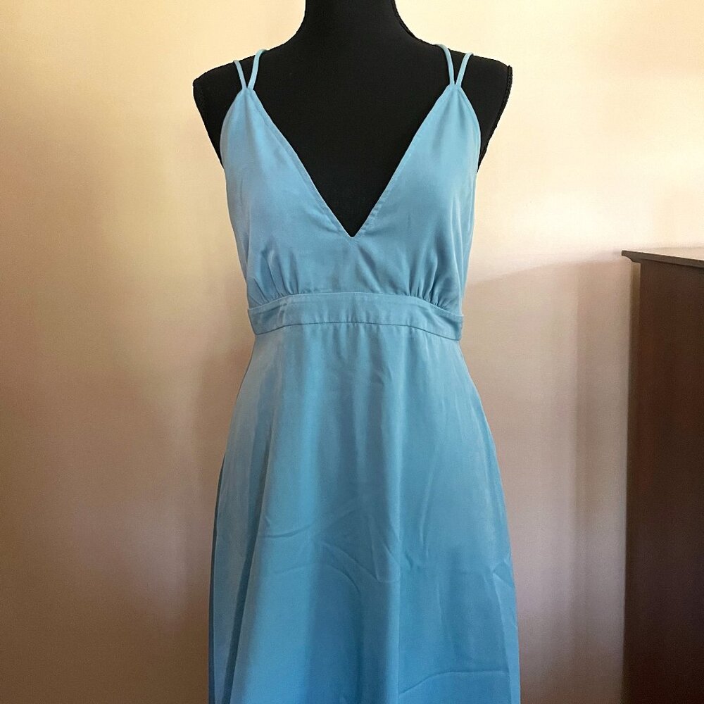 V-neck Flared Dress